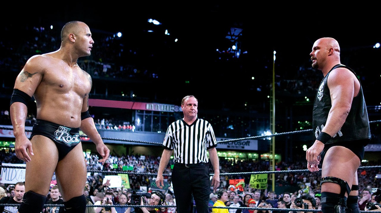 Rock vs Austin III Wrestlemania XIX