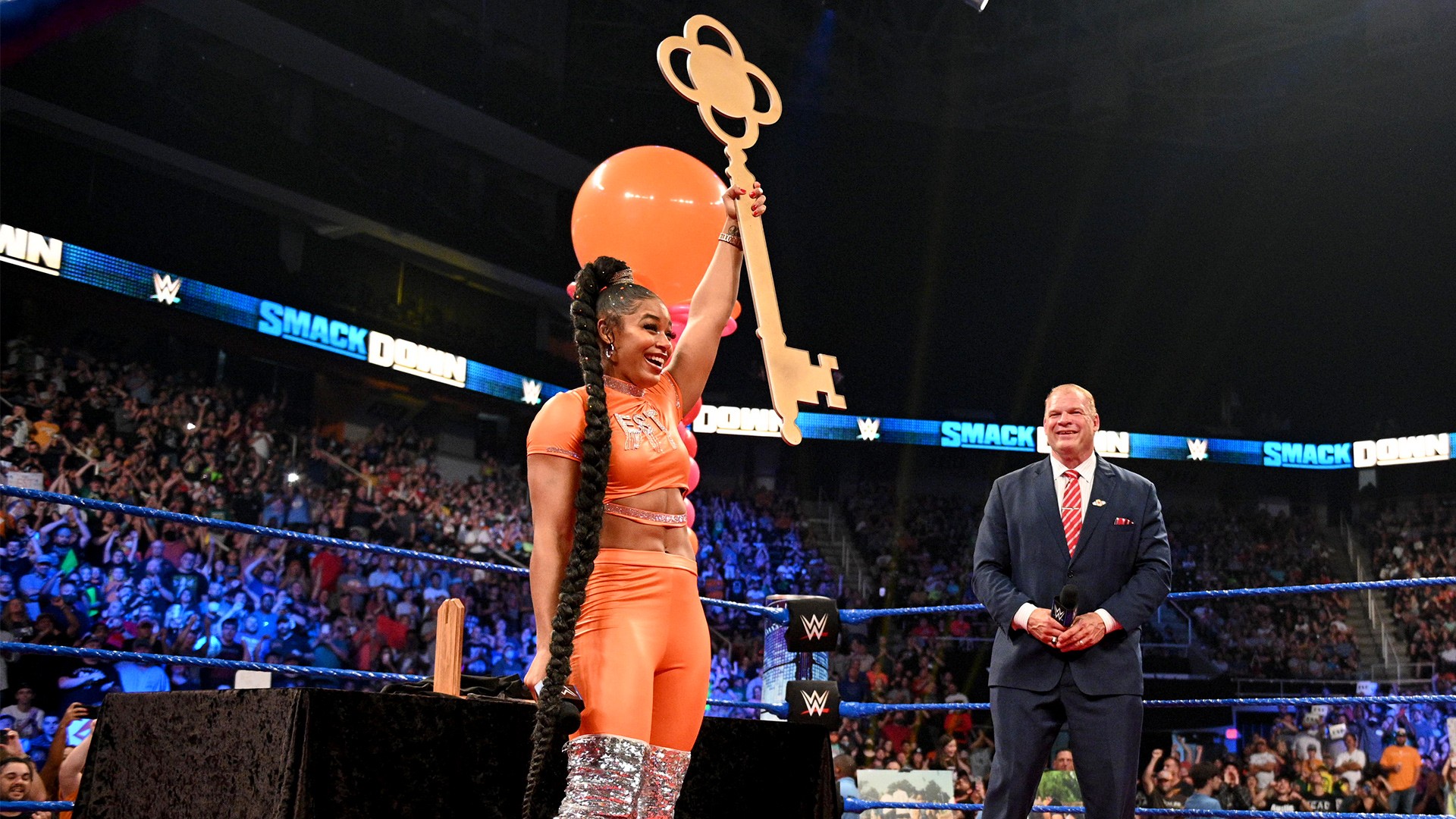 Bianca Belair e Kane no SmackDown