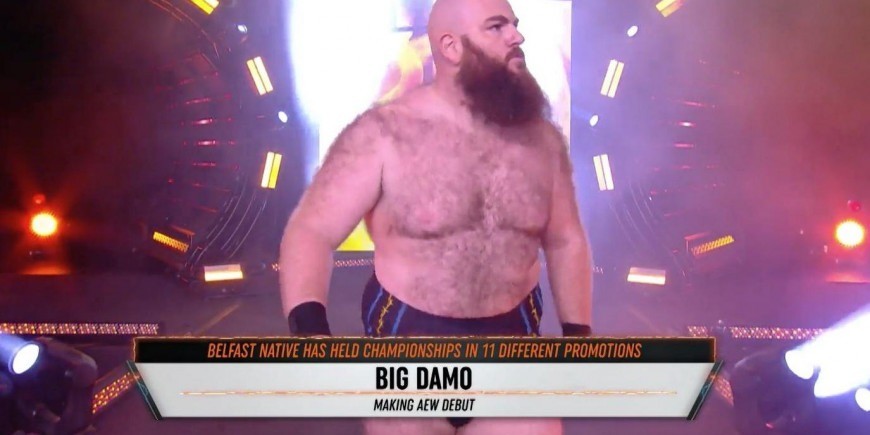Big Damo na AEW (Foto: Reprodução)