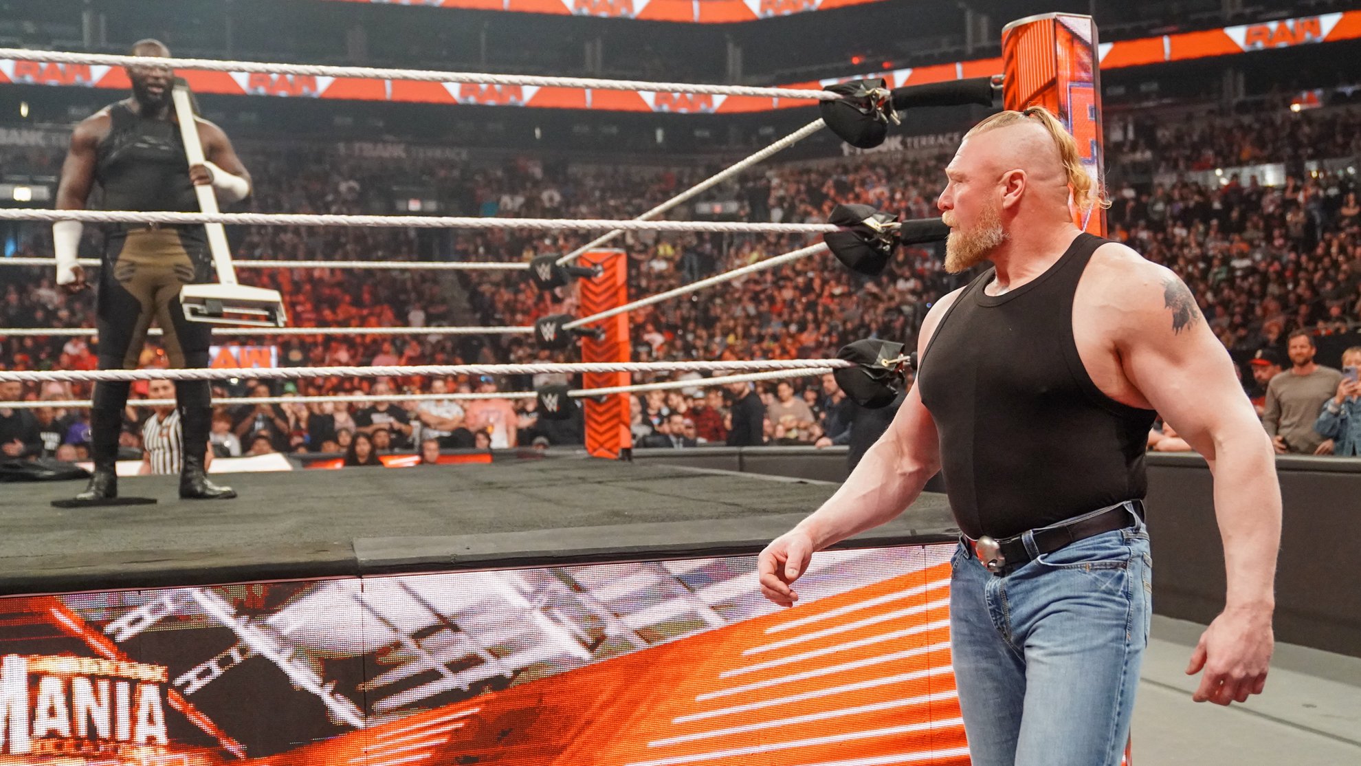 Revelados planos descartados para Brock Lesnar e Omos no WWE Raw