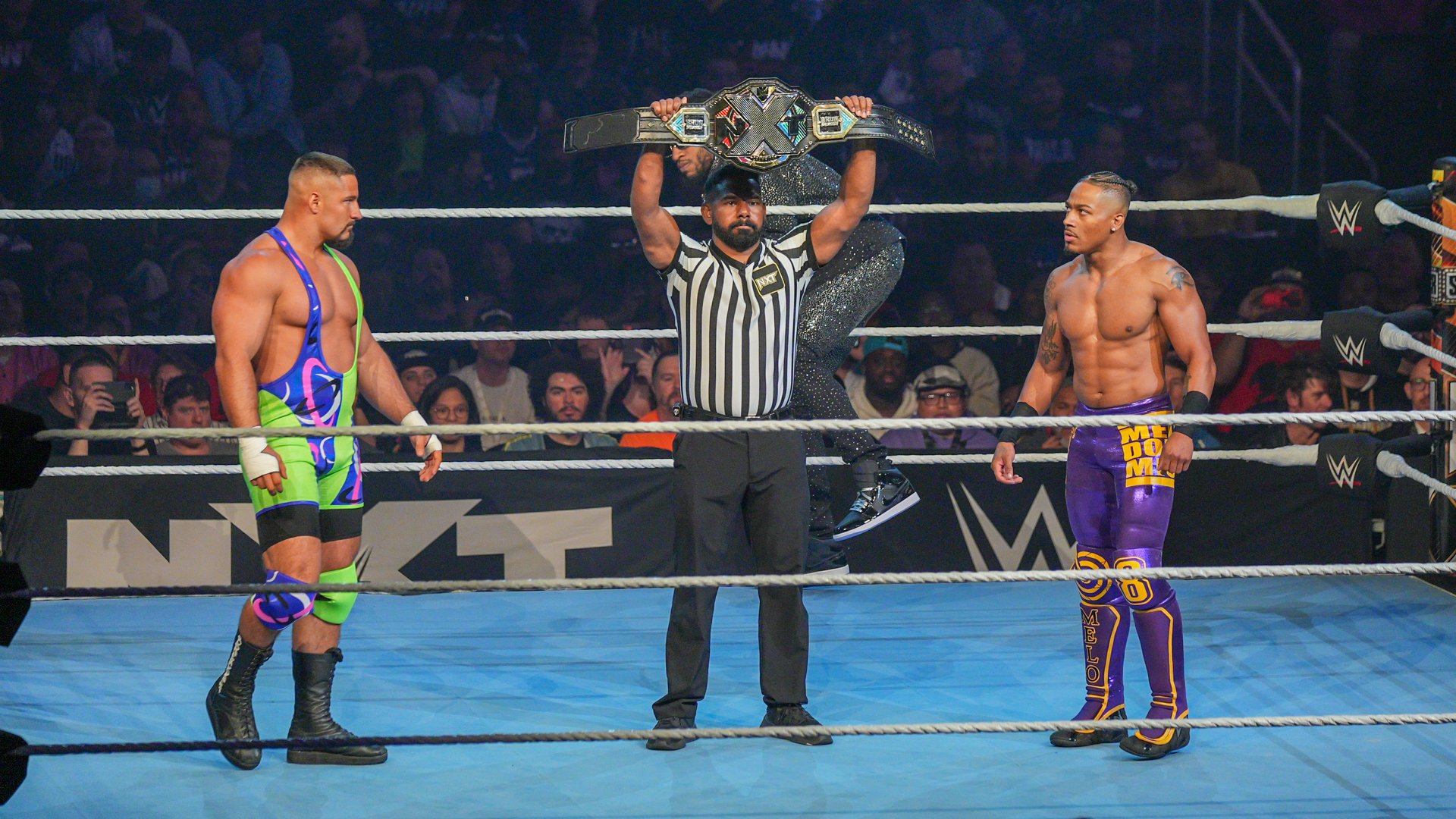 Bron Breakker e Carmelo Hayes - WWE NXT Stand & Deliver 2023