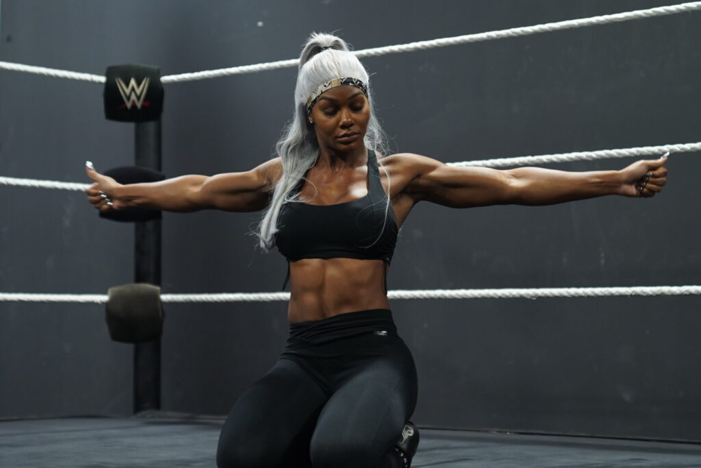 Jade Cargill no WWE Performance Center