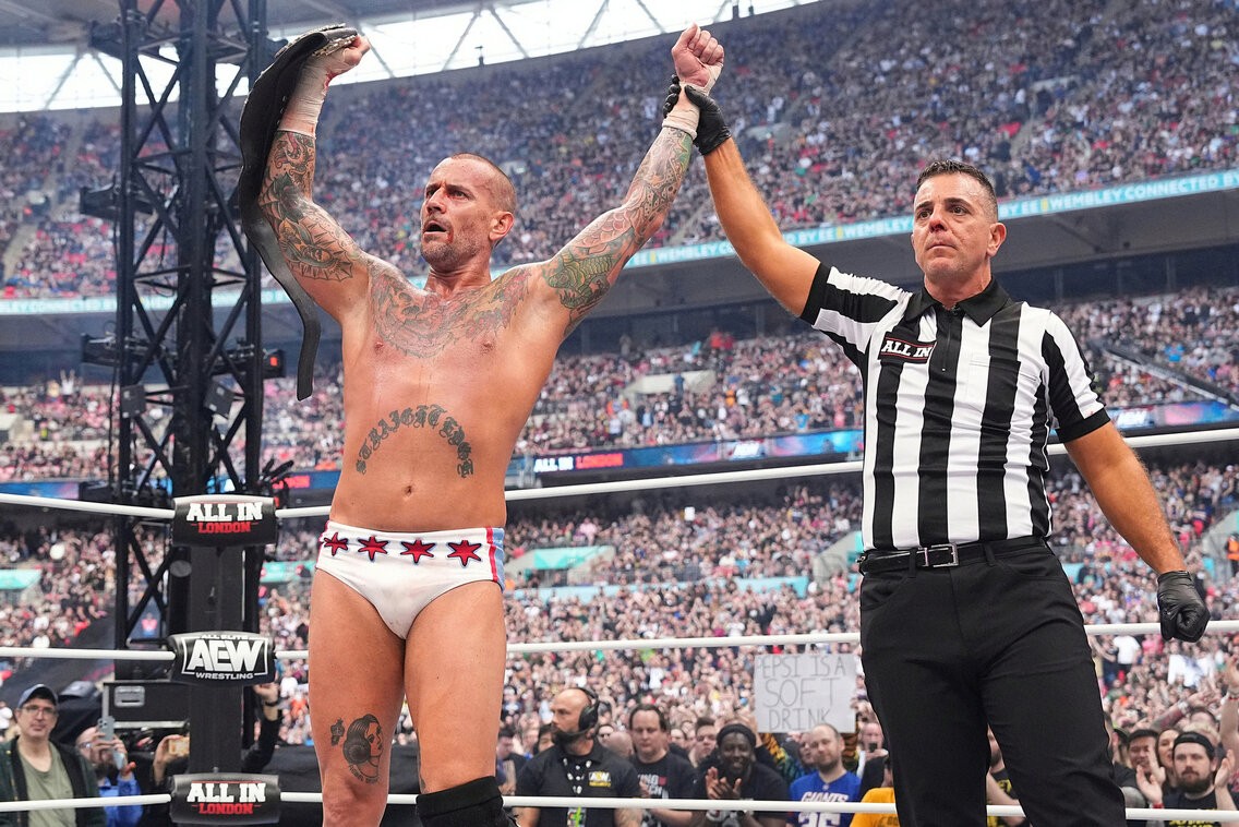 CM Punk no AEW All In