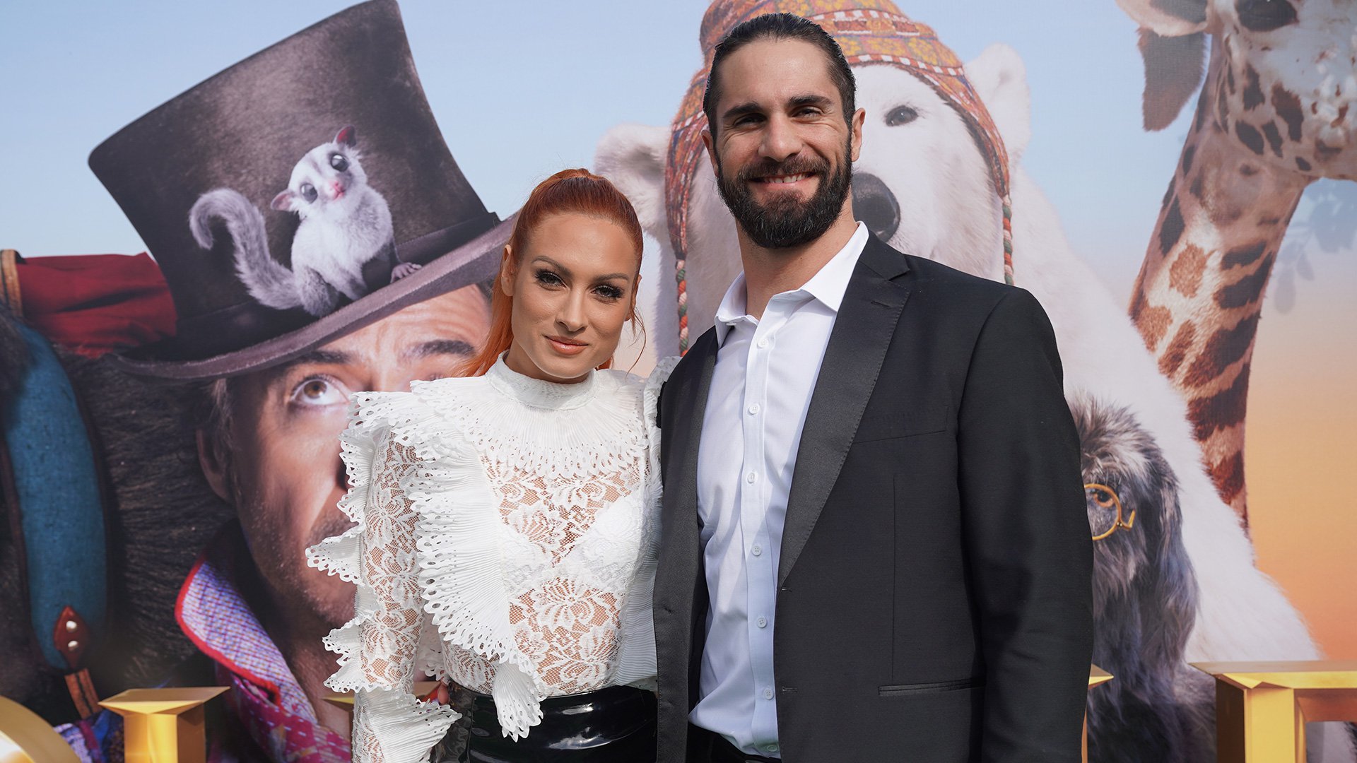 Becky Lynch e Seth Rollins