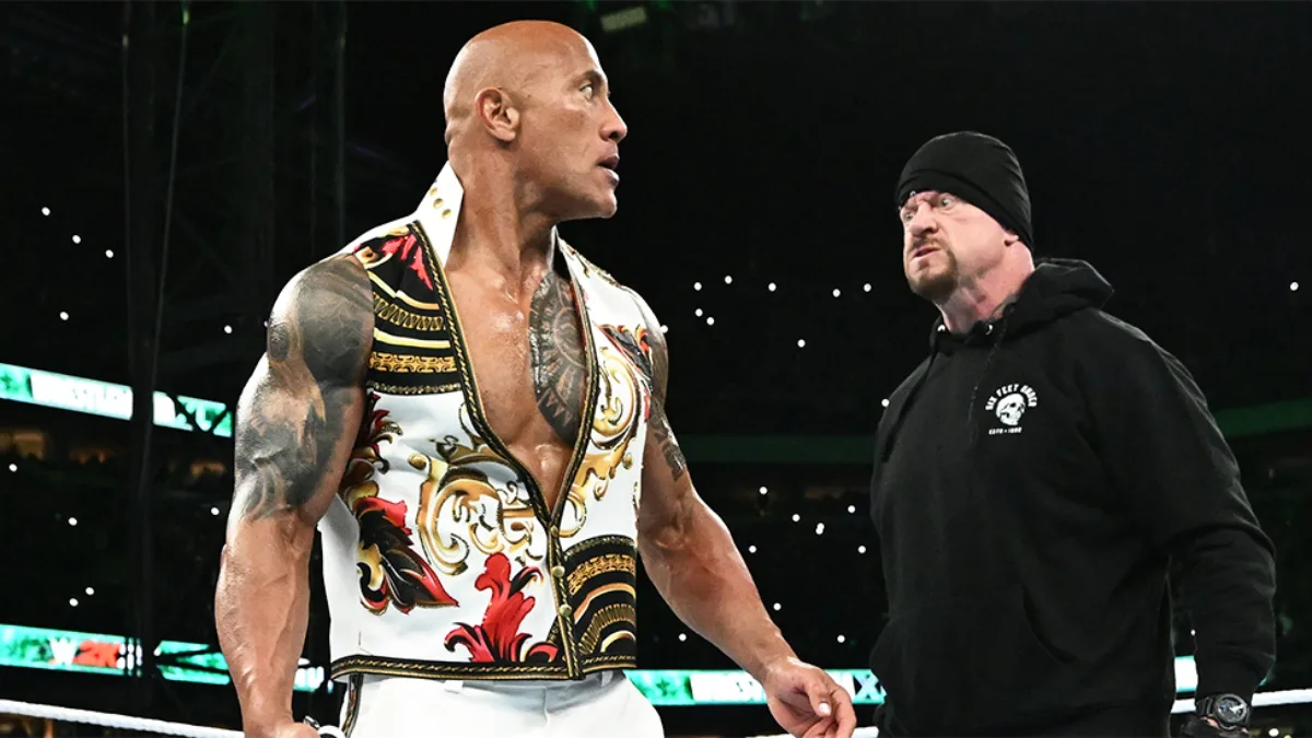 The Rock e Undertaker