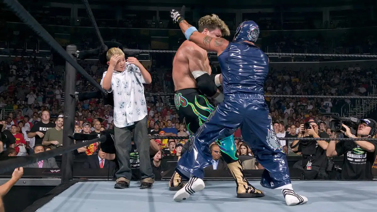 Dominik Mysterio, Eddie Guerrero e Rey Mysterio
