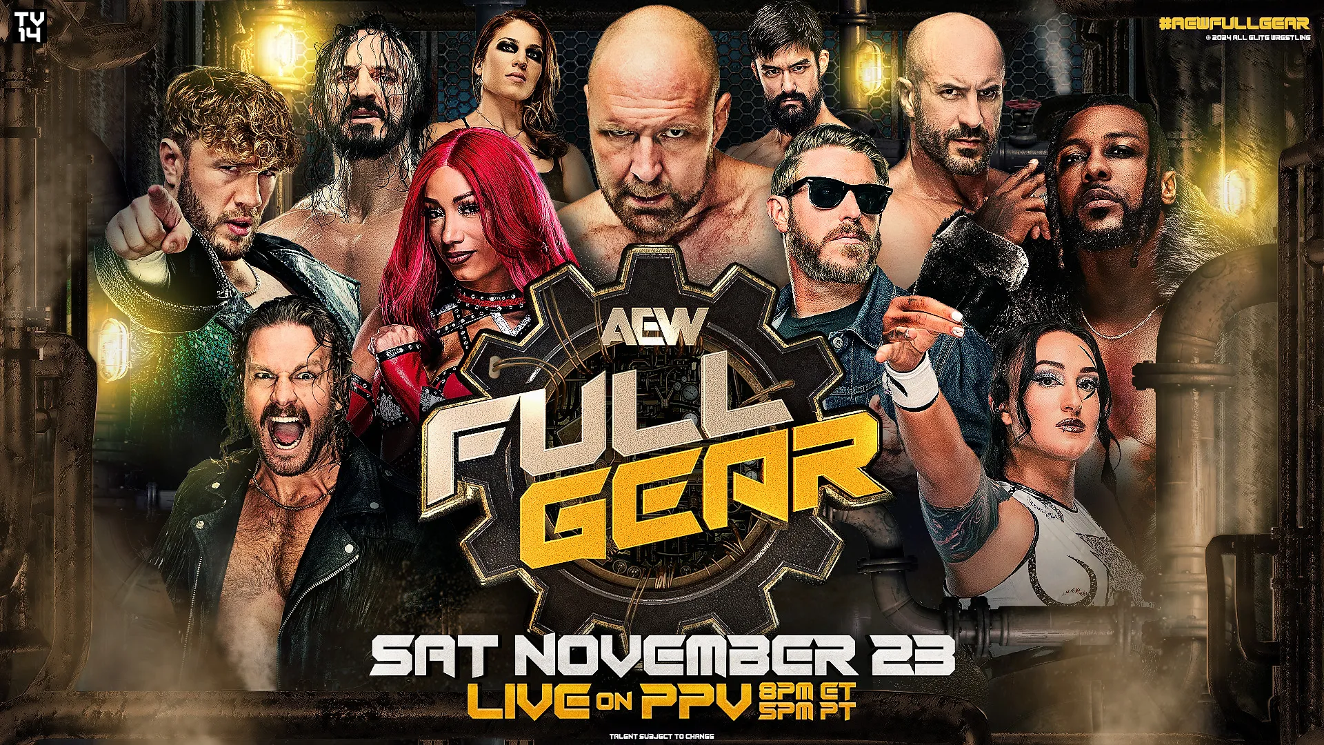 AEW Full Gear 2024: onde assistir ao vivo, horário, data e card