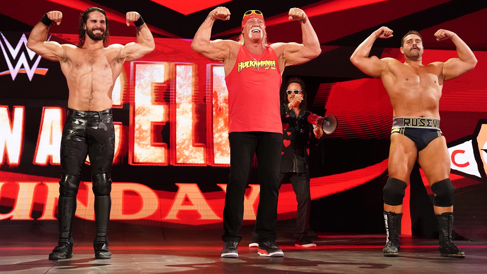 Seth Rollins e Hulk Hogan