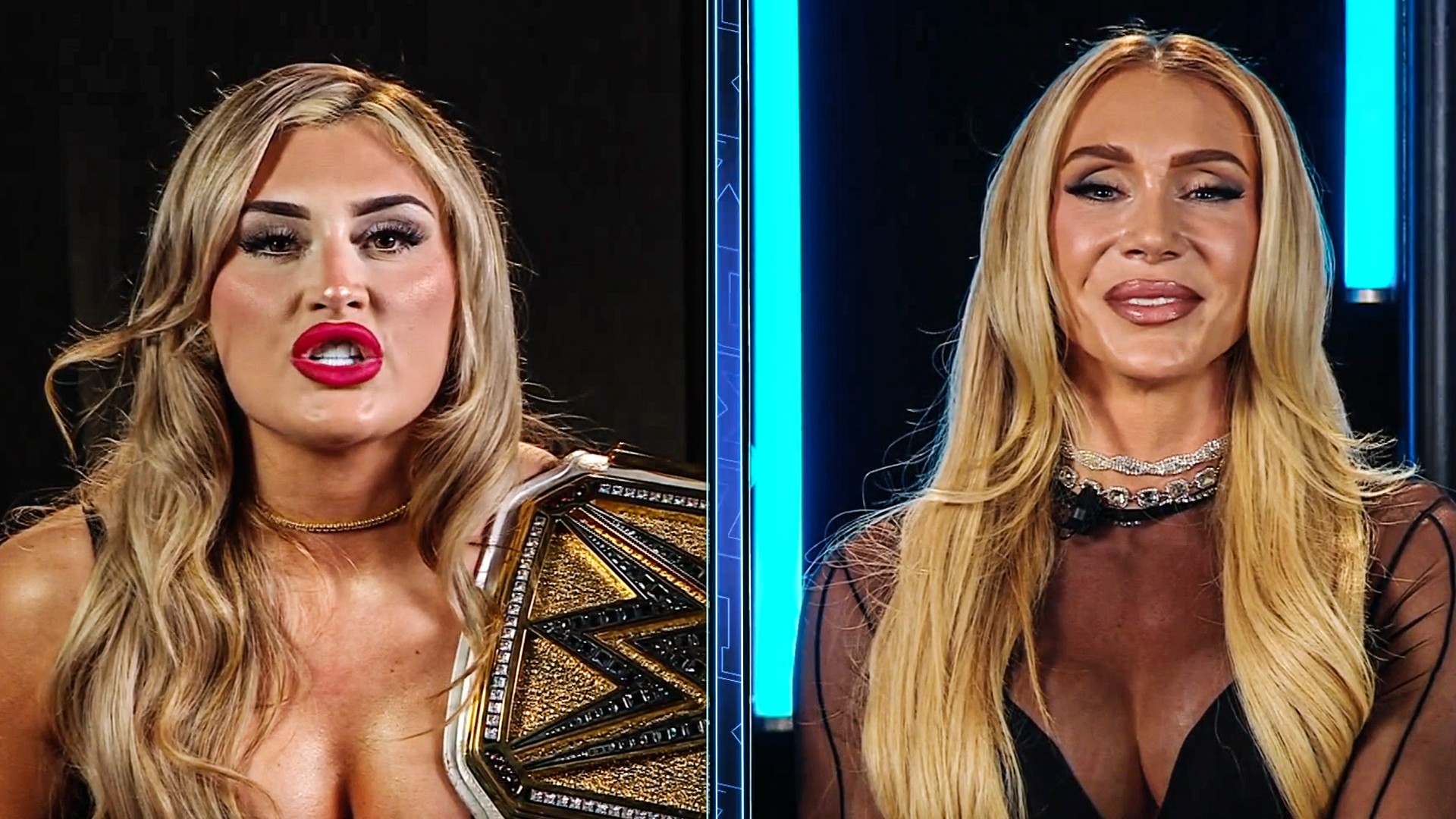 Tiffany Stratton e Charlotte Flair