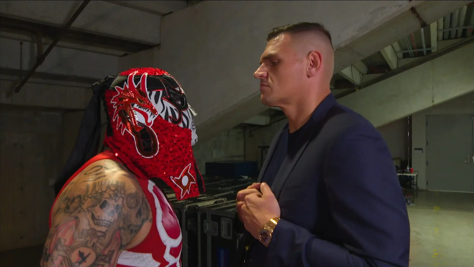 Gunther desmascara Penta em evento da WWE